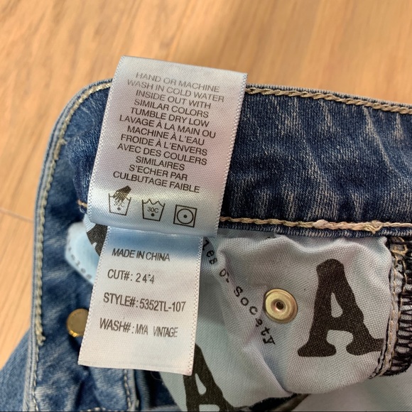 Articles of Society Mya Vintage Skinny Jeans Sz 26 - Picture 8 of 14
